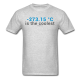 "-273.15 ºC is the Coolest" (gray) - Men's T-Shirt heather gray / S - LabRatGifts - 3
