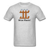 "Nice Rack" - Men's T-Shirt heather gray / S - LabRatGifts - 6