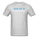 "-273.15 ºC is the Coolest" (white) - Men's T-Shirt heather gray / S - LabRatGifts - 7
