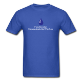 "If You Like Water" - Men's T-Shirt royal blue / S - LabRatGifts - 7