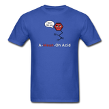Cute & Geeky "A-Mean-Oh Acid" Men's T-Shirt | LabRatGifts royal blue / S - LabRatGifts - 6