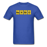 "NaH BrO" - Men's T-Shirt royal blue / S - LabRatGifts - 7