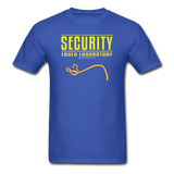 "Security Ebola Laboratory" - Men's T-Shirt royal blue / S - LabRatGifts - 8