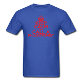 "Keep Calm and Call A Phlebotomist" (red) - Men's T-Shirt royal blue / S - LabRatGifts - 6