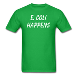 "E. Coli Happens" (white) - Men's T-Shirt bright green / S - LabRatGifts - 8