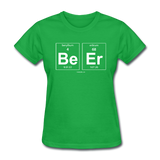 "BeEr" - Women's T-Shirt bright green / S - LabRatGifts - 8