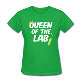 "Queen of the Lab" - Women's T-Shirt bright green / S - LabRatGifts - 3