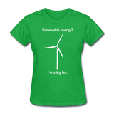 "I'm a Big Fan" - Women's T-Shirt bright green / S - LabRatGifts - 2