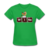 "Wine Periodic Table" - Women's T-Shirt bright green / S - LabRatGifts - 5