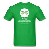 "Biology Division" - Men's T-Shirt bright green / S - LabRatGifts - 8
