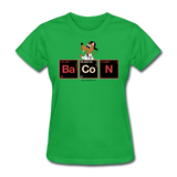 "Bacon Periodic Table" - Women's T-Shirt bright green / S - LabRatGifts - 6