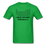 "I Wear this Shirt Periodically" (black) - Men's T-Shirt bright green / S - LabRatGifts - 9