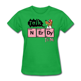 "Talk Nerdy to Me" - Women's T-Shirt bright green / S - LabRatGifts - 6