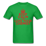 "Keep Calm and Love Your Chemist" (red) - Men's T-Shirt bright green / S - LabRatGifts - 7
