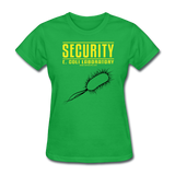 "Security E. Coli Laboratory" - Women's T-Shirt bright green / S - LabRatGifts - 1