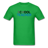 "sChOOL Teacher" - Men's T-Shirt bright green / S - LabRatGifts - 8