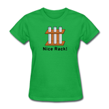 "Nice Rack" - Women's T-Shirt bright green / S - LabRatGifts - 8