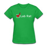 "Lab Rat, Check" - Women's T-Shirt bright green / S - LabRatGifts - 7
