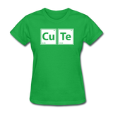 "CuTe" - Women's T-Shirt bright green / S - LabRatGifts - 4