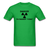 "Danger I'm Radiant Today" - Men's T-Shirt bright green / S - LabRatGifts - 9