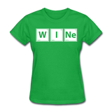 "WINe" - Women's T-Shirt bright green / S - LabRatGifts - 4