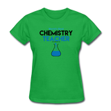 "World's Best Chemistry Teacher" - Women's T-Shirt bright green / S - LabRatGifts - 8