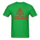 "Keep Calm and Love Your Lab Worker" (red) - Men's T-Shirt bright green / S - LabRatGifts - 7