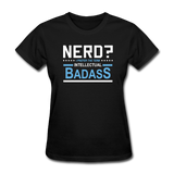 "Nerd?" - Women's T-Shirt black / S - LabRatGifts - 1