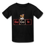 "Bacon Periodic Table" - Kids T-Shirt black / XS - LabRatGifts - 7