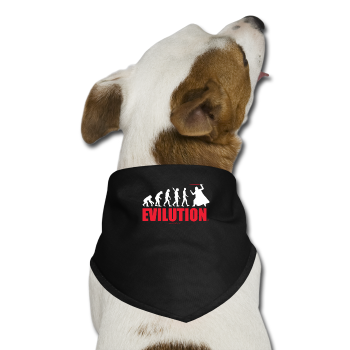 "Evilution" - Dog Bandana black / One size - LabRatGifts
