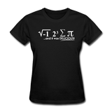 "I Ate Some Pie" (white) - Women's T-Shirt black / S - LabRatGifts - 1