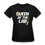 "Queen of the Lab" - Women's T-Shirt black / S - LabRatGifts - 8