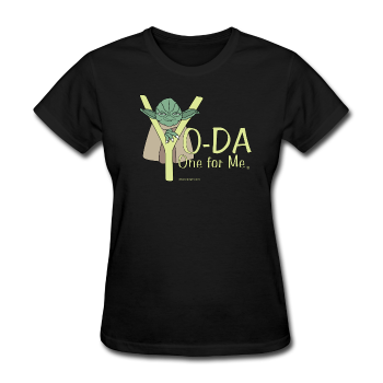 "Yo-Da One for Me" - Women's T-Shirt black / S - LabRatGifts - 1