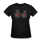 "I've Lost an Electron" - Women's T-Shirt black / S - LabRatGifts - 7