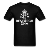 "Keep Calm and Research DNA" (white) - Men's T-Shirt black / S - LabRatGifts - 11