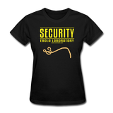 "Security Ebola Laboratory" - Women's T-Shirt black / S - LabRatGifts - 1
