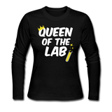 "Queen of the Lab" - Women's Long Sleeve T-Shirt black / S - LabRatGifts - 4