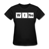 "WINe" - Women's T-Shirt black / S - LabRatGifts - 9