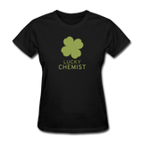 "Lucky Chemist" - Women's T-Shirt black / S - LabRatGifts - 9