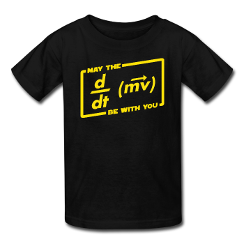 "May the Force Be With You" - Kids' T-Shirt black / XS - LabRatGifts - 1