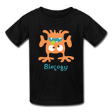 "Biology Monster" - Kids' T-Shirt black / XS - LabRatGifts - 2