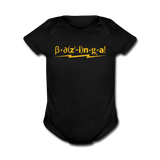 "Bazinga!" - Baby Short Sleeve One Piece black / Newborn - LabRatGifts - 6