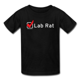 "Lab Rat, Check" - Kids' T-Shirt black / XS - LabRatGifts - 1