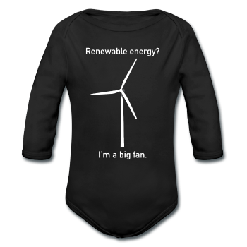 "I'm a Big Fan" - Baby Long Sleeve One Piece black / 6 months - LabRatGifts - 1