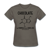 "Chocolate" - Women's T-Shirt charcoal / S - LabRatGifts - 9