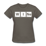"WINe" - Women's T-Shirt charcoal / S - LabRatGifts - 12