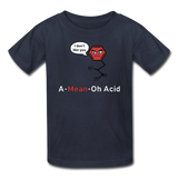 "A-Mean-Oh-Acid" - Kids T-Shirt navy / XS - LabRatGifts - 5