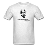 "Albert Einstein: That's What She Said" - Men's T-Shirt light oxford / S - LabRatGifts - 10