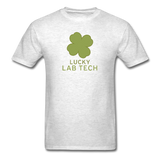 "Lucky Lab Tech" - Men's T-Shirt light oxford / S - LabRatGifts - 9