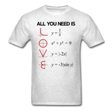 "All You Need is Love" - Men's T-Shirt light oxford / S - LabRatGifts - 2
